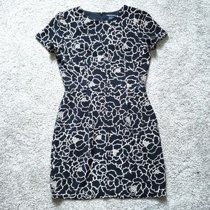 Club Monaco Short Sleeve Black dress with pockets